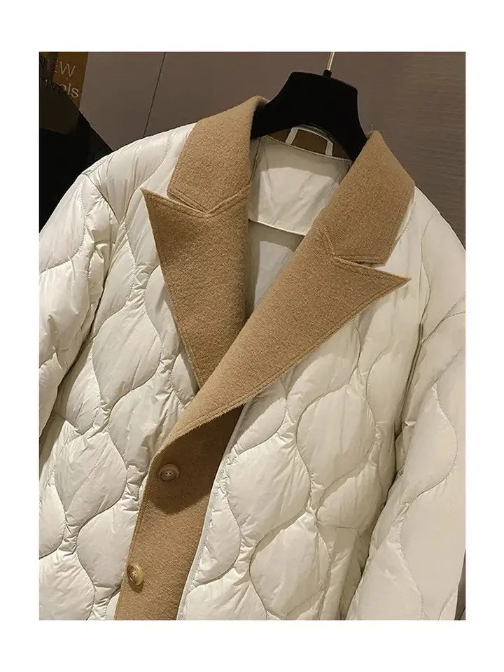 Women's Blazer Style Jacket. Cotton filling. Large size women's jacket