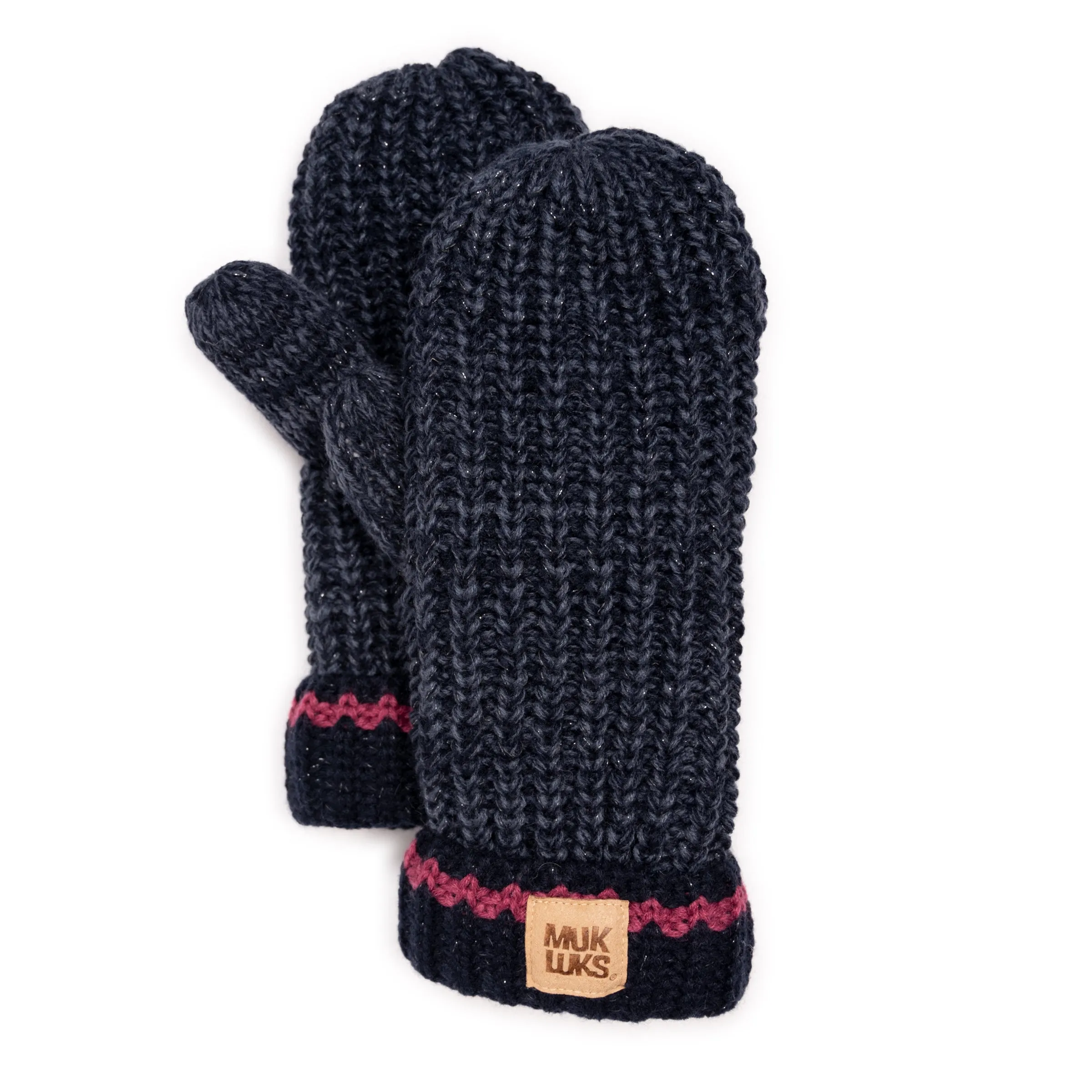 Women's Marled Chunky Stitch Mitten