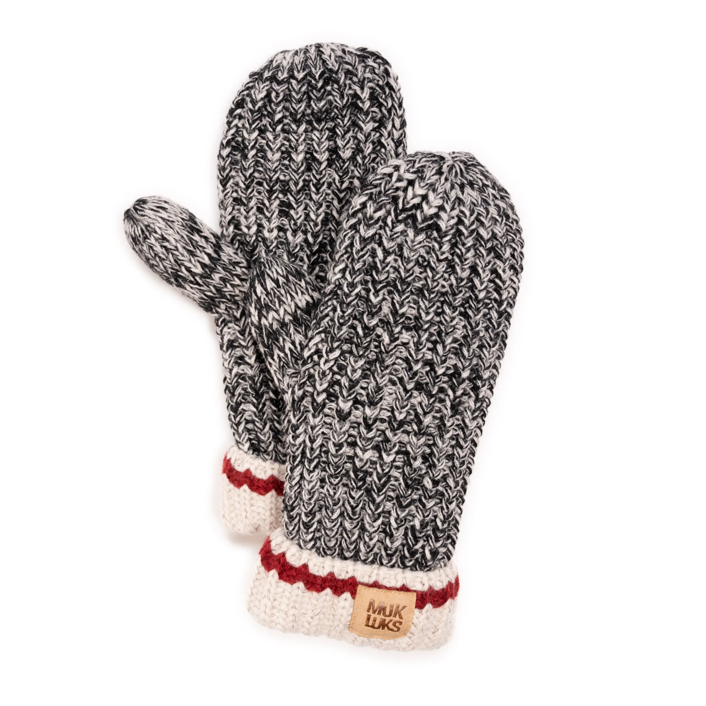 Women's Marled Chunky Stitch Mitten