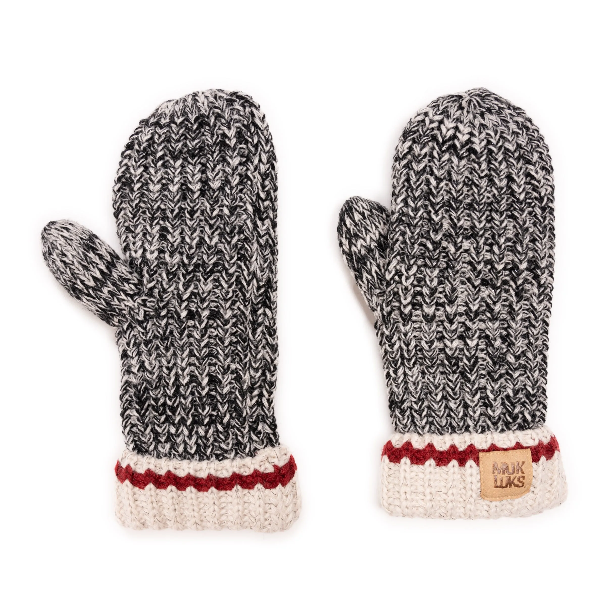 Women's Marled Chunky Stitch Mitten