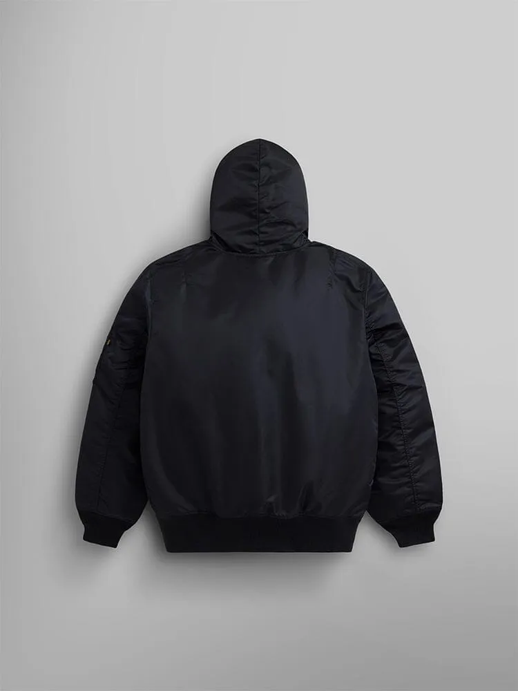 WOMEN'S PULL-OVER MA-1 JACKET HOODIE