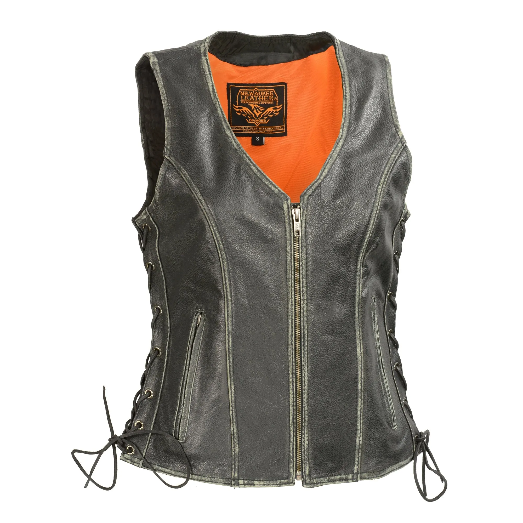 Women's Zipper Front Vest