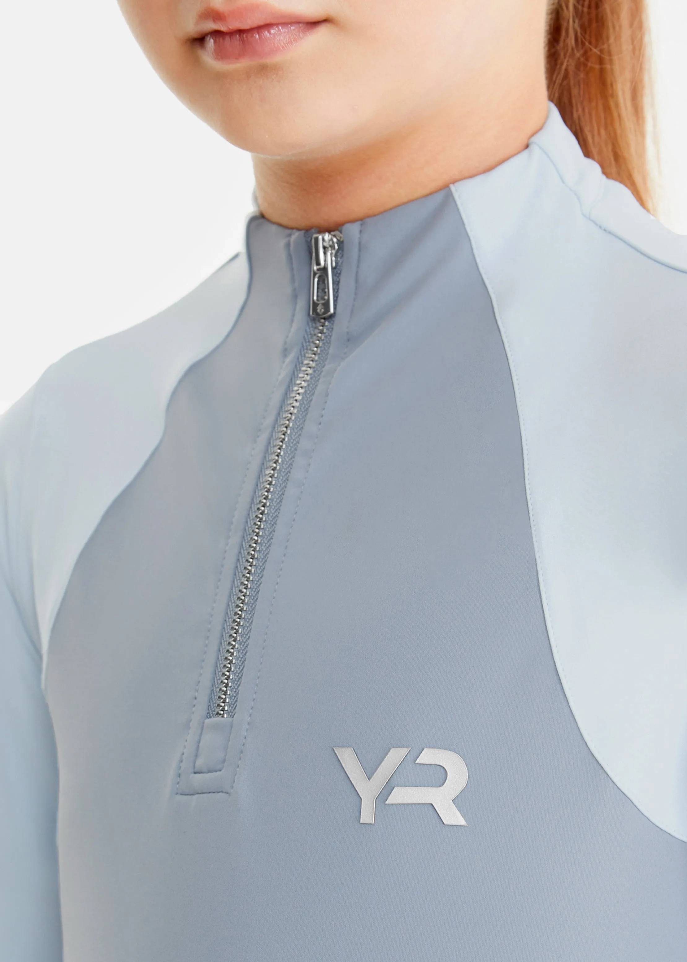 YR Blue Colour Block Base Layer